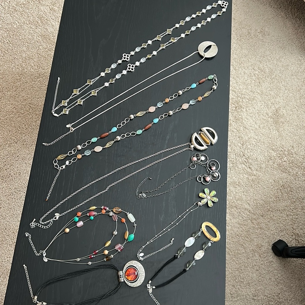 Necklace Haul - 9 necklaces in different styles and lengths